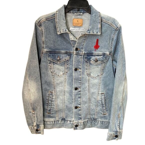 Cotton On Denim jean Jacket Size Small (unisex) - Picture 1 of 14